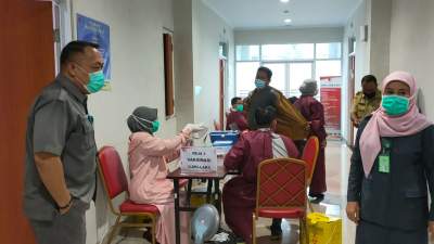 RSUD Balaraja Gelar Vaksinasi Bagi Aparat Pelayan Publik