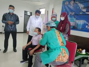 Mahasiswa STTM Muhamadiyah Jalani Vaksin