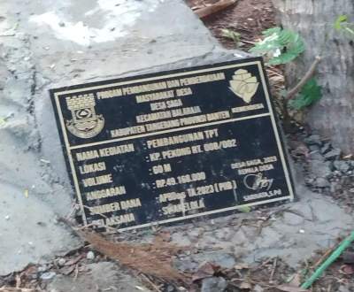 Akses ke TPU Dibangun, Warga Apresiasi Kinerja Kades Saga