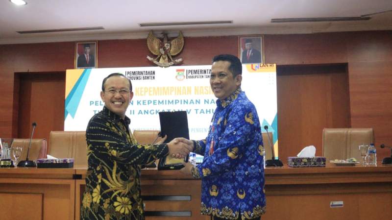 Pj Bupati Tangerang Terima Peserta Pelatihan Kepemimpinan Nasional