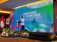 Peluncuran Sail Tidore 2022 digelar di Kementerian Perdagangan, Jakarta, Selasa (11/10).