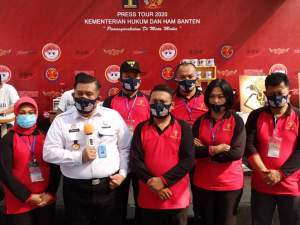 Gandeng Insan Pers Kanwil Kemenkumham Banten Gelar Press Tour 2020