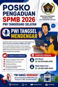 SPMB 2026 Dimulai, PWI Kota Tangsel Siapkan Kanal Aduan Masyarakat