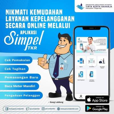 Layani Pelanggan, Perumdam TKR Siapkan Aplikasi Simpel