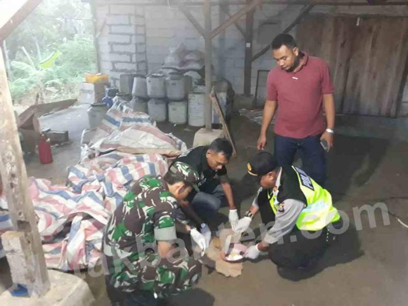 Polsek Panggarangan Gerebek Pabrik Obat Herbal Ilegal