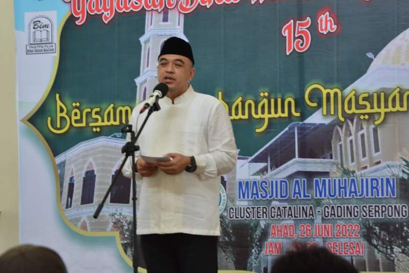Zaki Hadiri Puncak Perayaan Milad Yayasan Bina Insan Madinah Catalina