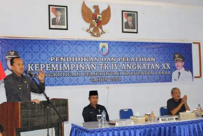 Wabup Lebak Buka Diklatpim IV