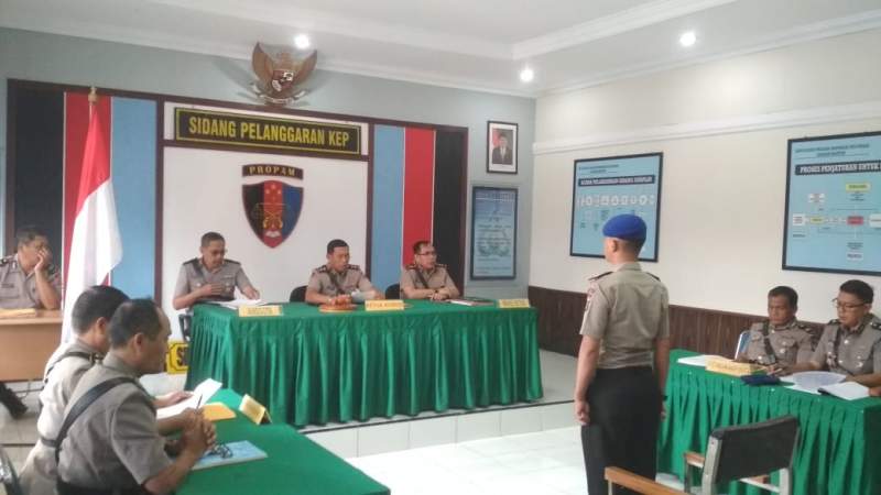 Bidpropam Polda Banten : Rekom Pemecatan Bagi anggota Polri yang terbukti Terlibat Narkoba