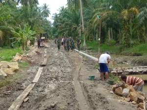 Irjenad Letjend TNI Richard Tampubolon Lakukan Monitoring dan Pengawasan TMMD di Asahan