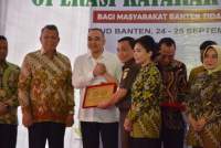 Bupati Hadiri Baksos Operasi Katarak di Kejati Banten