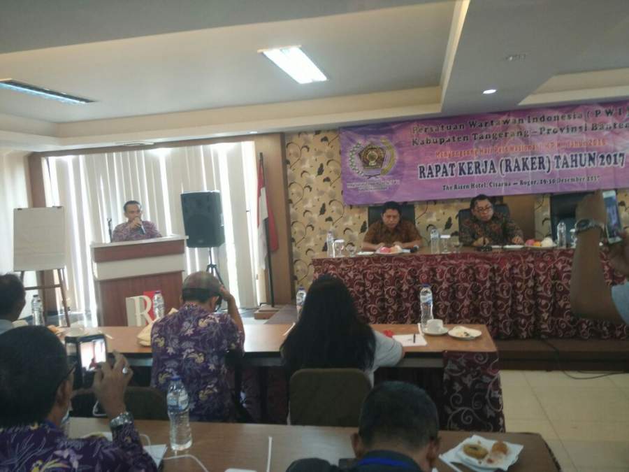 Bahas Program Kerja, PWI Kabupaten Tangerang Gelar Rapat Kerja