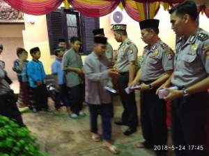 Kapolres Serang Santuni Anak Yatim