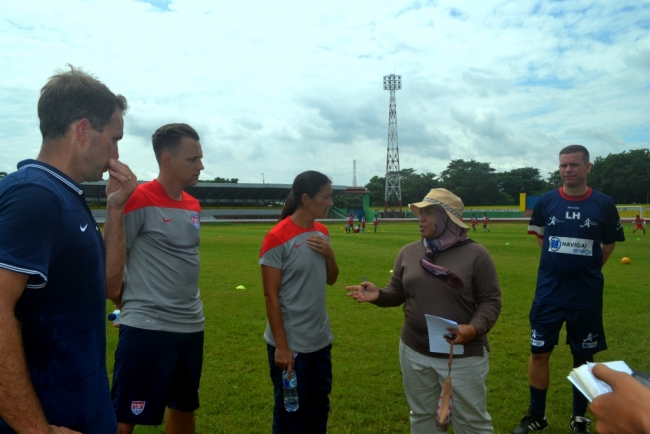 Kudubes Amerika Serikat Gelar Coaching Clinic di Ciceri