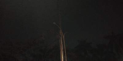 Salah Satu PJU yang Masih Mati di Tangerang Selatan