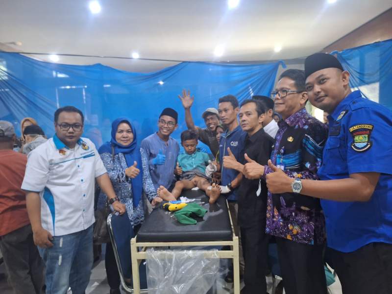 DPD KNPI Kab Tangerang Gelar Sunatan Massal Gratis di Pagedangan