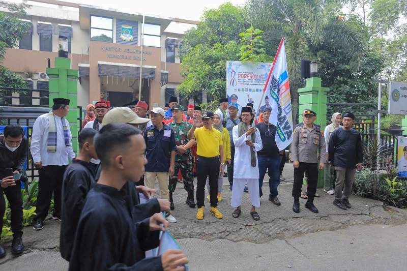 Lepas Kirab Budaya OKP dan Ormas, Sachrudin Pesan Jaga Kebersamaan