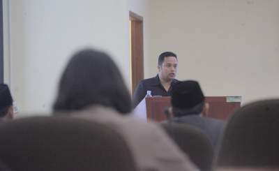 Wali Kota Tangerang Arief R Wismansyah saat pemaparan APBD Perubahan 2017