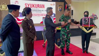 Dandim 0510 Tigaraksa Hadiri Syukuran HUT Bhayangkara