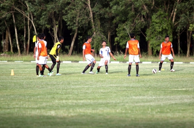 Perserang saat Berlatih