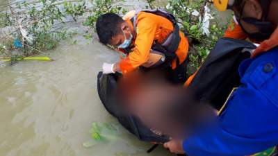 Tim SAR gabungan evaluasi jasad remaja asal Deli Serdang dari aliran sungai Percut.