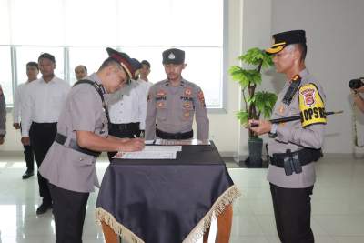 Kapolsek Cikupa dan Pasar Kemis Dilantik