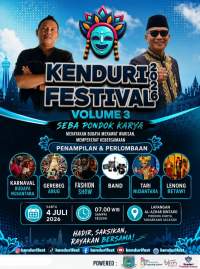 Kenduri Festival Kembali Digelar, Angkat Tema “Seba Pondok Karya” untuk Lestarikan Budaya dan Dukung UMKM