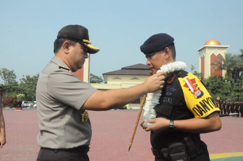 Kapolda Banten Sambut Ratusan Anggota Brimob Banten BKO dari Polda Metro Jaya