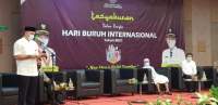 Zaki Hadiri Perayaan Hari Buruh Internasional