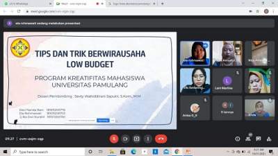 Tips Mahasiswa Akuntansi Ciptakan Wirausaha dengan Low Budget kepada Siswa SMK Kharisma