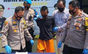 Lakukan Aksi Pelemparan Batu di Jalan Tol, Seorang Lelaki Diamankan Satuan Reskrim Polres Serang