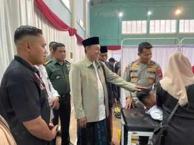Danramil 14/Panongan hadiri Bakti Sosial Khitanan Massal