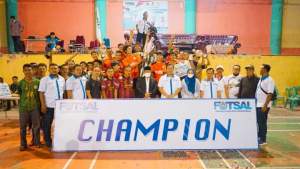 Kompetisi Pra Liga Futsal Tanjungbalai Resmi Ditutup Plt Wali Kota Waris Thalib