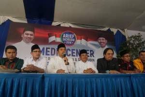 Arief-Sachrudin Raih 86 Persen Suara di Quick Count