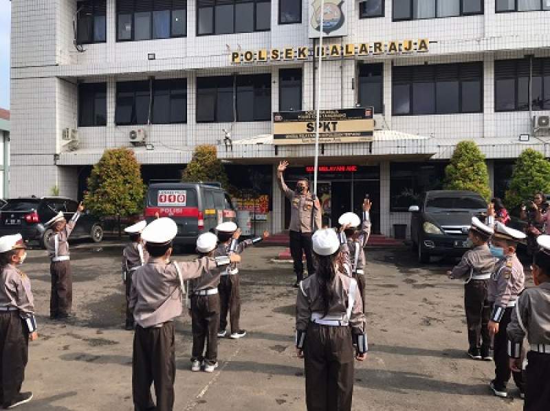 Kenalkan Fungsi Kepolisian, Polsek Balaraja Dikunjungi Siswa TK
