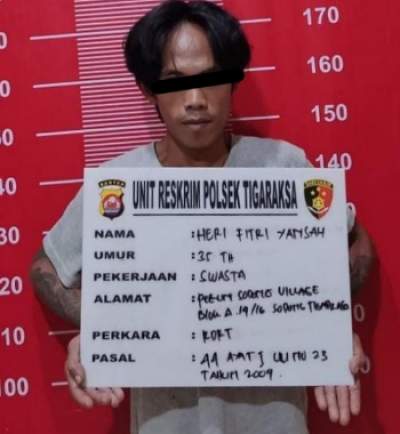 Pelaku Pembacokan Terhadap Istrinya Dibekuk Polisi