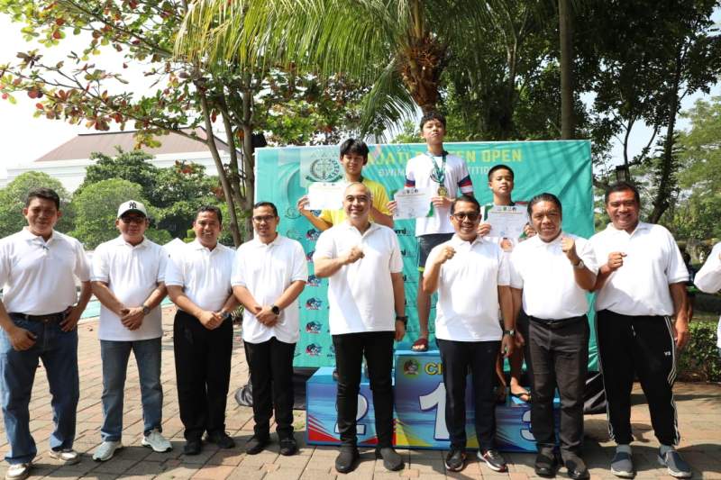 Zaki Hadiri Kejuaraan Renang Kajati Banten Open