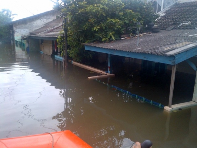 BPBD Kota Tangerang standbay Bantu Korban Banjir