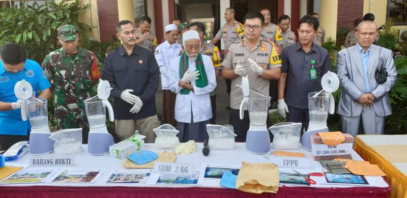 Polda Banten Musnahkan Shabu Senilai 3 Milyar