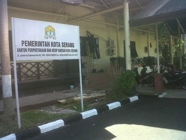 Perpusda Kota Serang Sepi