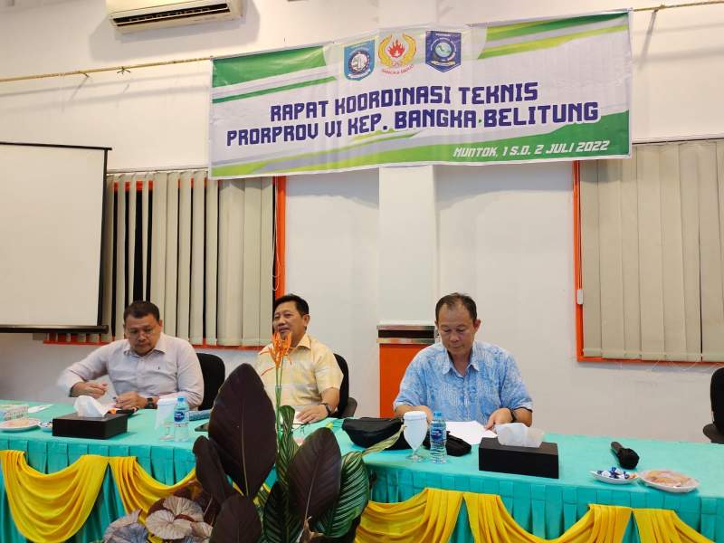 Panitia Porprov VI Bangka Belitung Gelar Rapat Koordinasi Teknis