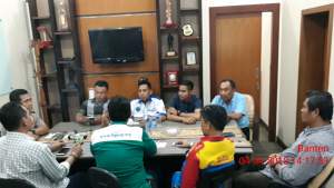 Persiapan May Day, Serikat Buruh Audiensi dengan Polres Serang