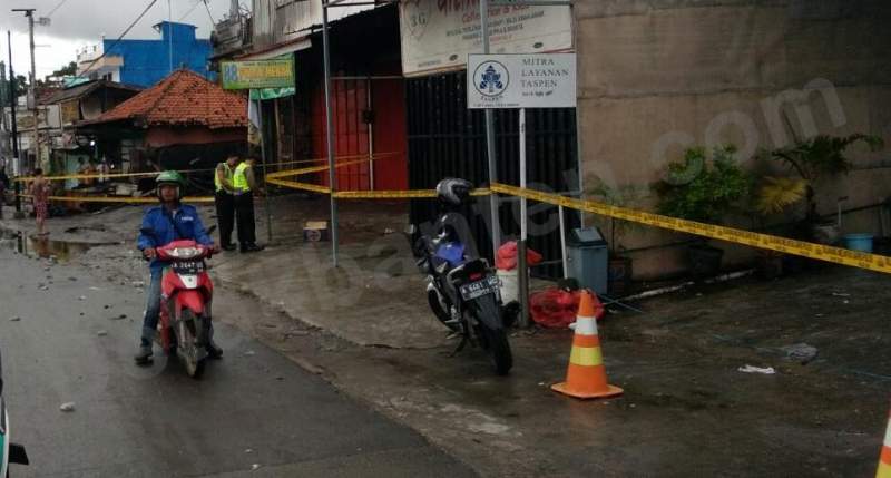 Kebakaran di Pasar Anyer yang Menghanguskan Ruko dan Bengkel
