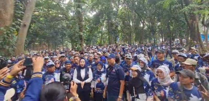 Bacaleg DPR RI Ria Mahdia Fitri, Kerahkan 1000 Simpatisan dan Kader NasDem di Apel Siaga Perubahan