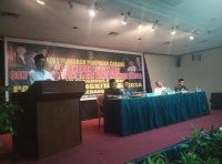 Arsid saat pemaparan visi misi