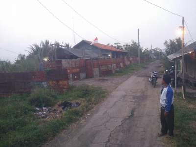 Lahan Situ Sitengin di Kemiri, Kabupaten Tangerang jadi peternakan.