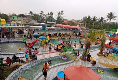 Waterboom Annisa Jaya Buka di Desa Cibetok Gunung Kaler