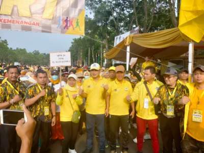 Ribuan Kader Partai Golkar Kabupaten Tangerang Ikuti Jalan Sehat