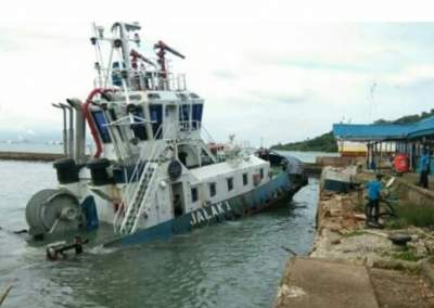 Kapal Milik Kemenhub Bocor, Nyaris Tenggelam