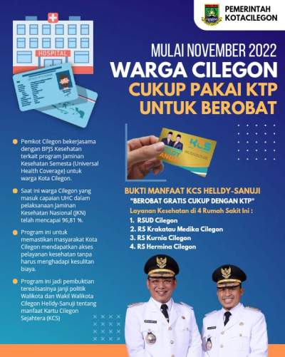 Warga Cilegon Cukup Pakai KTP Untuk Berobat