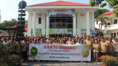 HUT IKAHI, PN Tanjungbalai Gelar bakti Sosial